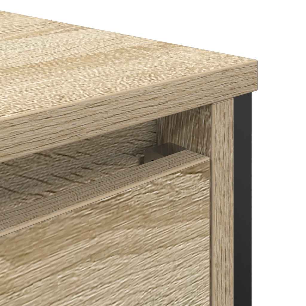 Bathroom Basin Cabinet with Drawers Sonoma Oak 60x34,5x60 cm