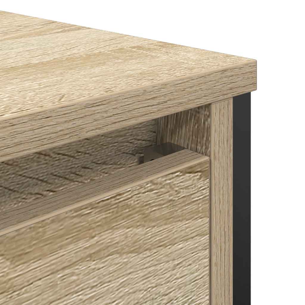 Bathroom Basin Cabinet Sonoma Oak 60x34,5x60 cm