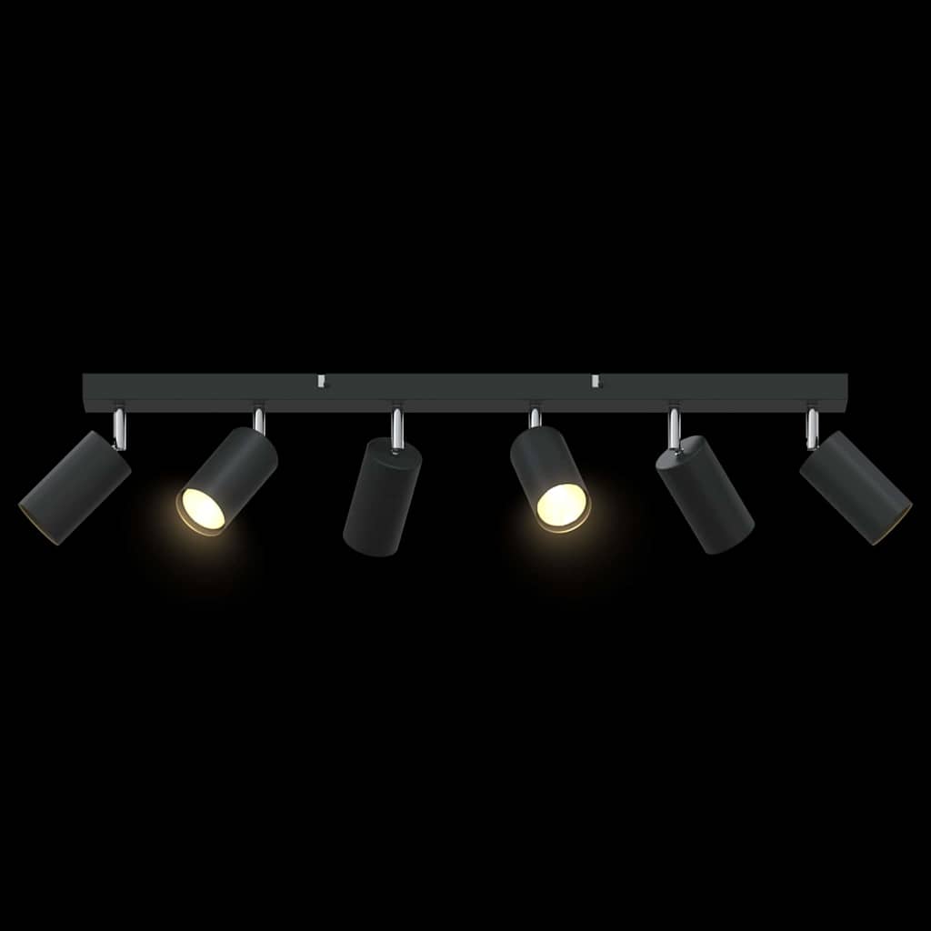 vidaXL Ceiling Spotlight Black 73 x 5.5 x 16.5 cm Steel