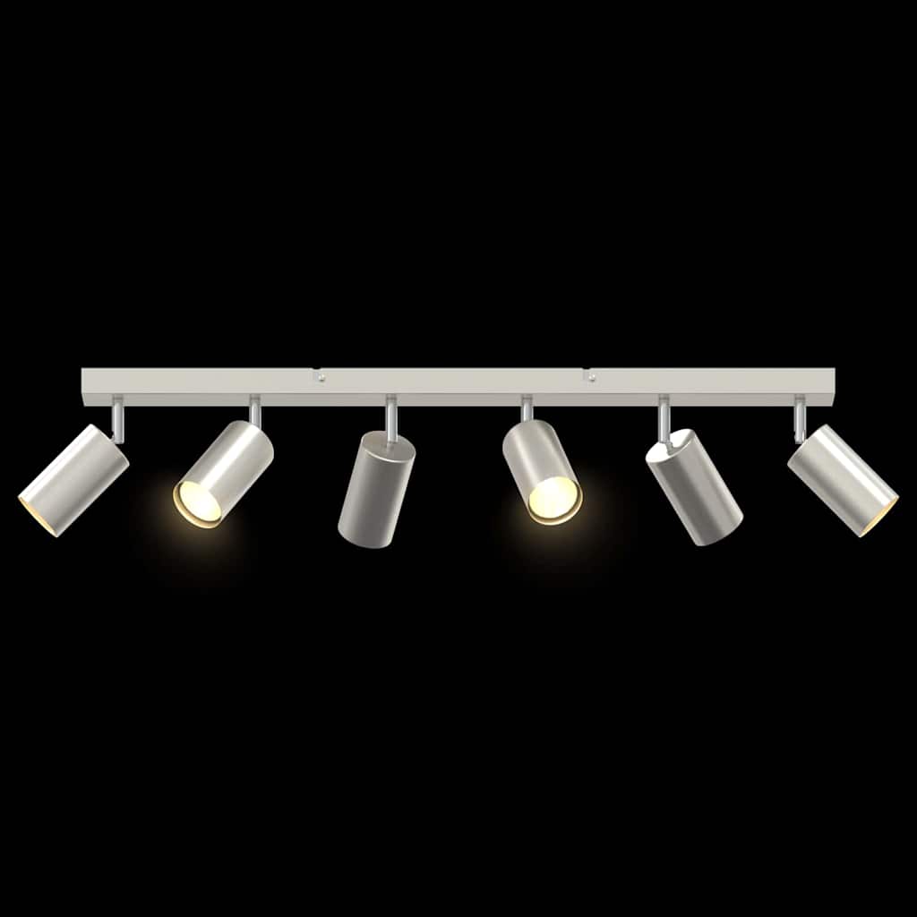 vidaXL Ceiling Spotlight Brushed nickel 73 x 5.5 x 16.5 cm Steel