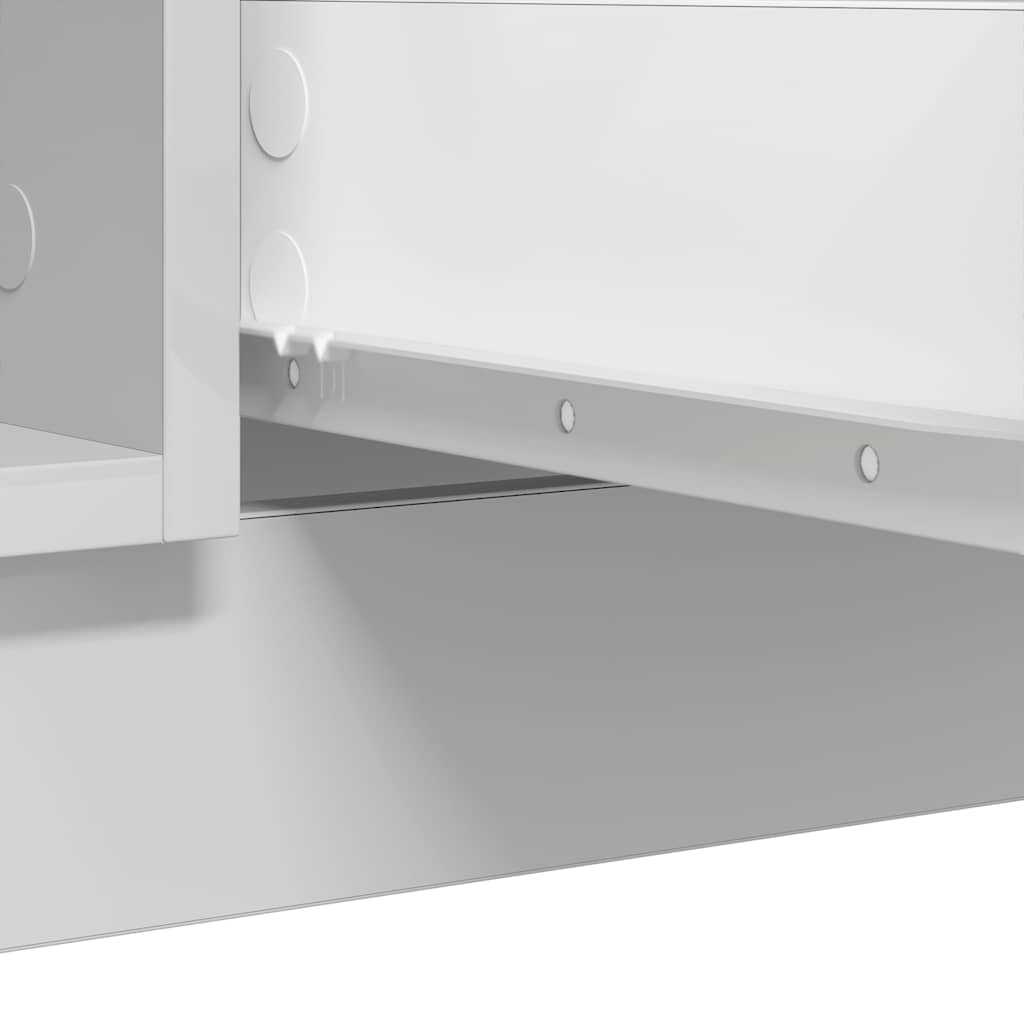 Sideboard with Drawers White 100,5x35x76 cm Engineered Wood