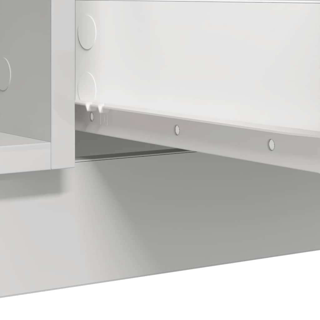 Sideboard with Drawers White 100,5x35x98,5 cm Engineered Wood