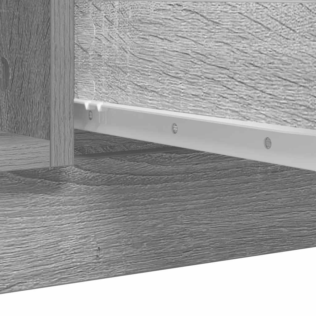 Sideboard with Drawers Grey Sonoma 100,5x35x98,5 cm Engineered Wood