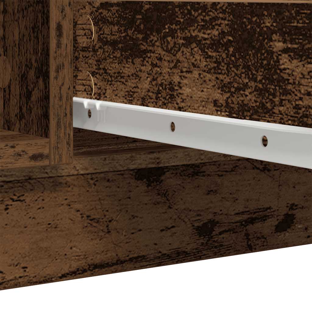 Sideboard with Drawers Old Wood 100,5x35x98,5 cm Engineered Wood