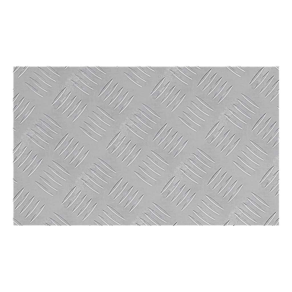 Stair Tread 4 pcs 50 x 30 cm Silver Aluminium Rectangular