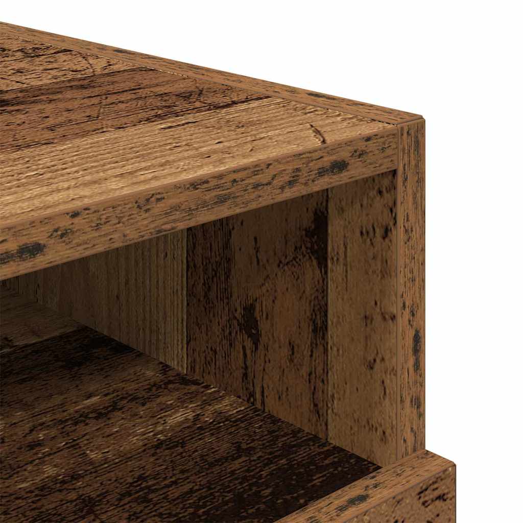 Bedside Cabinet Old Wood 40 x 39 x 37 cm Engineered Wood