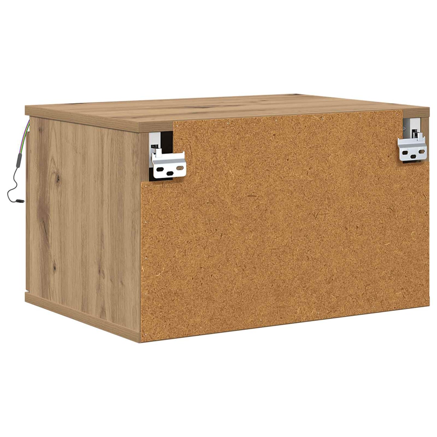 Wall-mounted Bedside Cabinet Artisan Oak 50 x 36 x 30 cm