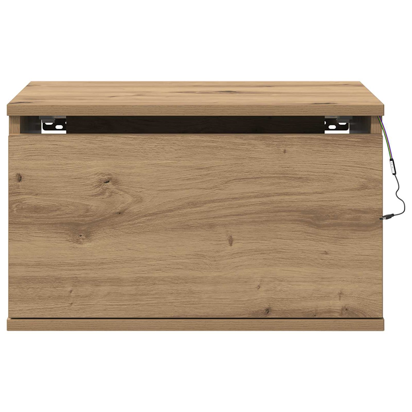 Wall-mounted Bedside Cabinet 2 pcs Artisan Oak 50 x 36 x 30 cm