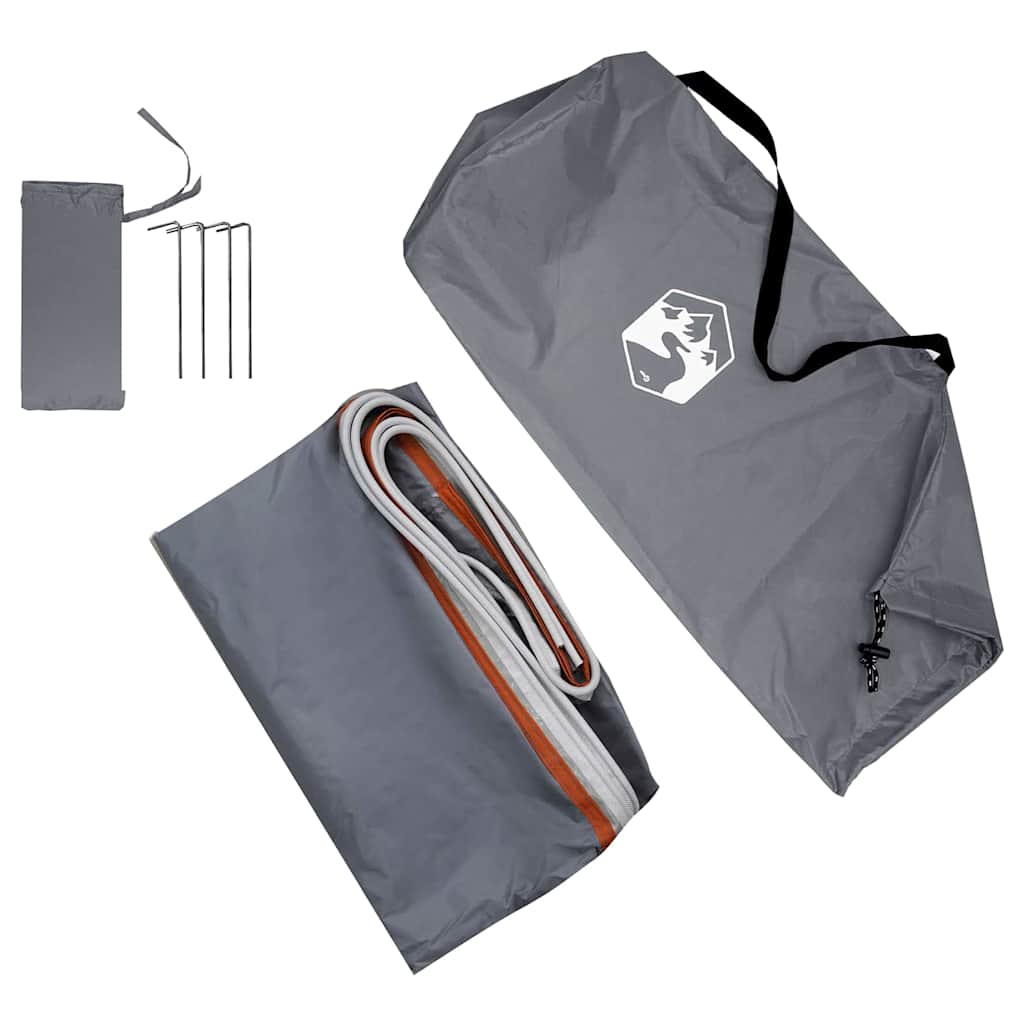 Tailgate Tent Grey and Orange 180/190 x 150 x 230 cm Taffeta