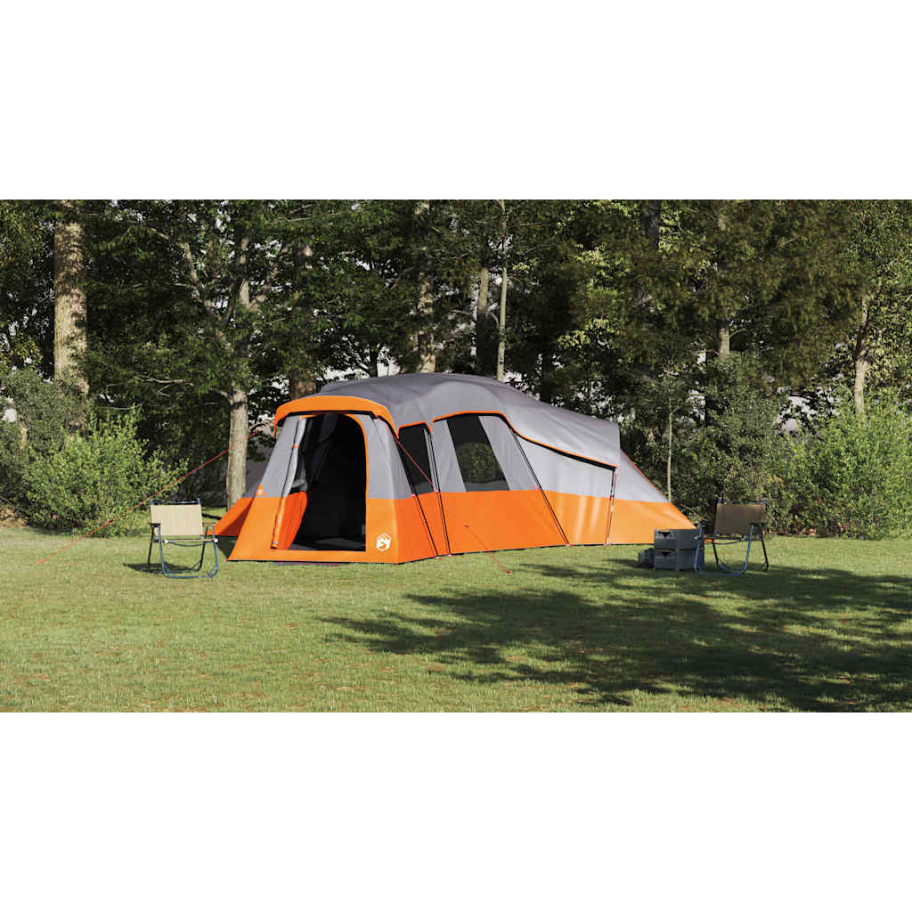 Family Tent Grey and Orange 762 x 655 x 218 cm Taffeta