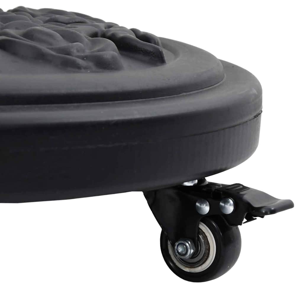 Parasol Base Art Deco Black Ø 45 x 39.5 cm Iron