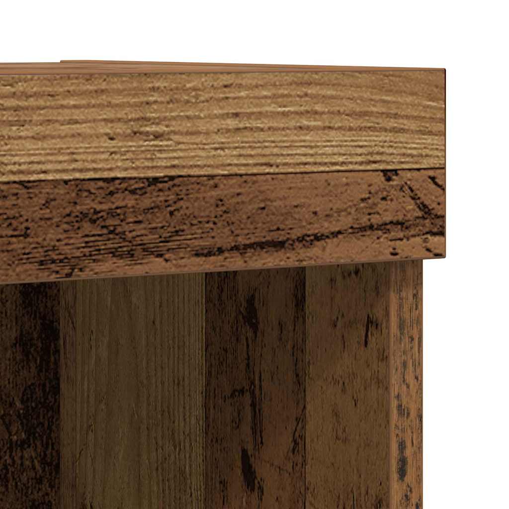 TV Cabinet Set 2 pcs Old wood 80 x 30 x 30 cm Engineered Wood