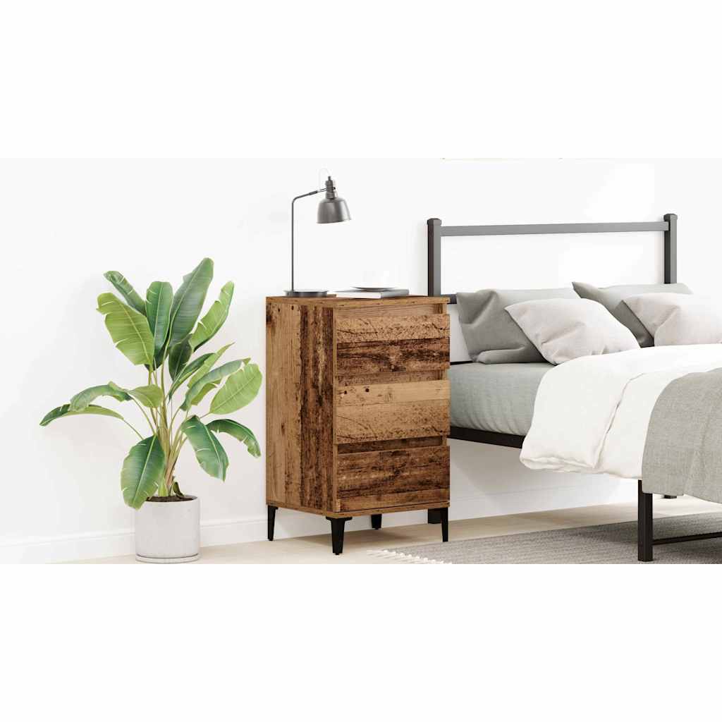 Bedside Cabinet Old Wood 45 x 35 x 44 cm Engineered Wood