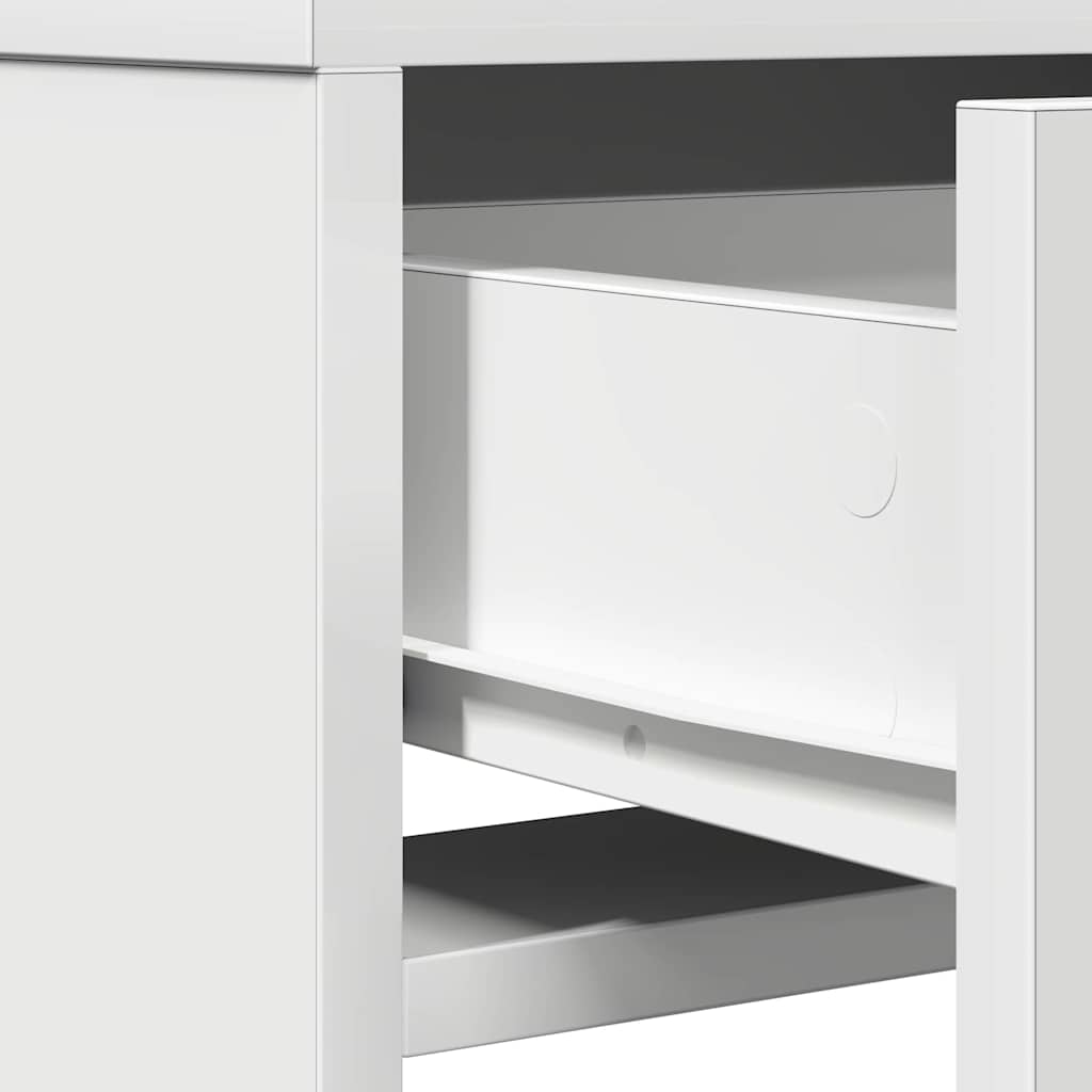 Dressing Table White 50 x 41 x 140 cm Engineered Wood