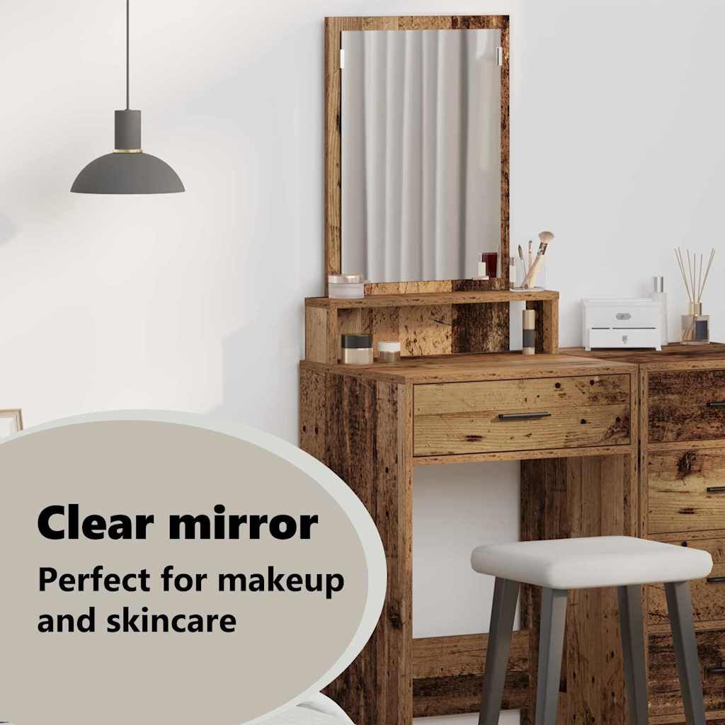 Dressing Table Old Wood 50 x 41 x 140 cm Engineered Wood