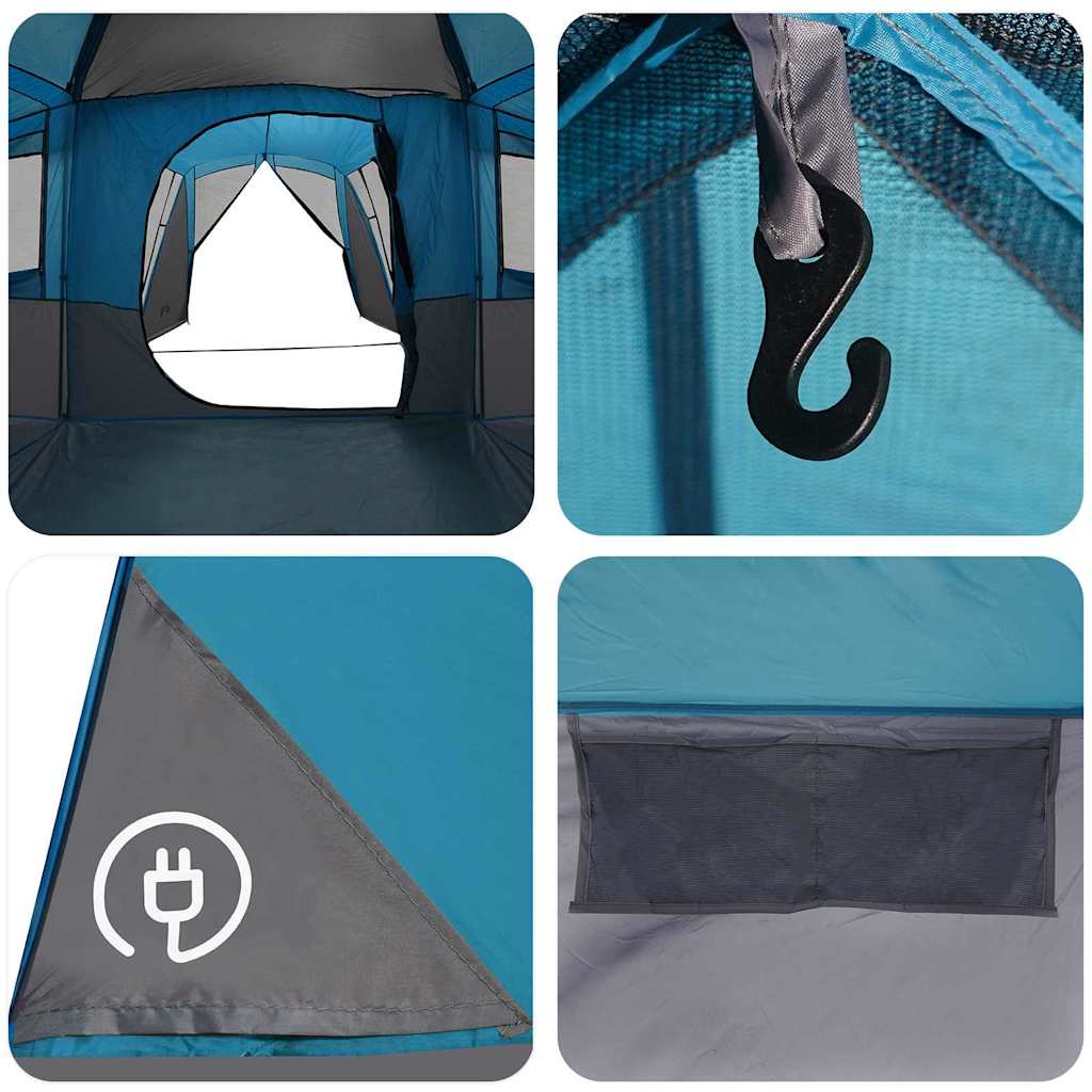 Family Tent 20-Person 20-Person Blue and Grey
