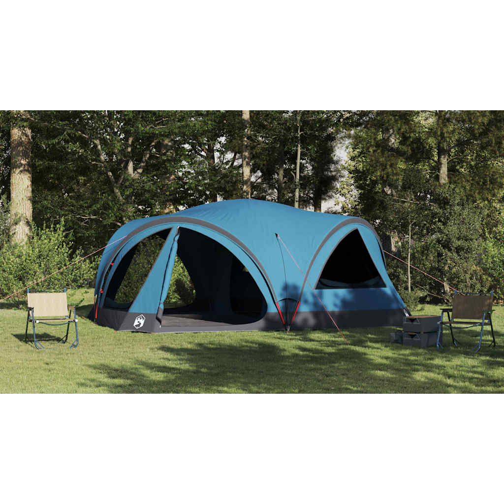 Family Tent 10-Person Blue and Grey 460 x 430 x 214 cm