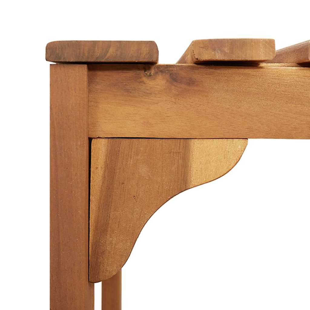 Hot Tub Surround Solid Acacia Wood Brown