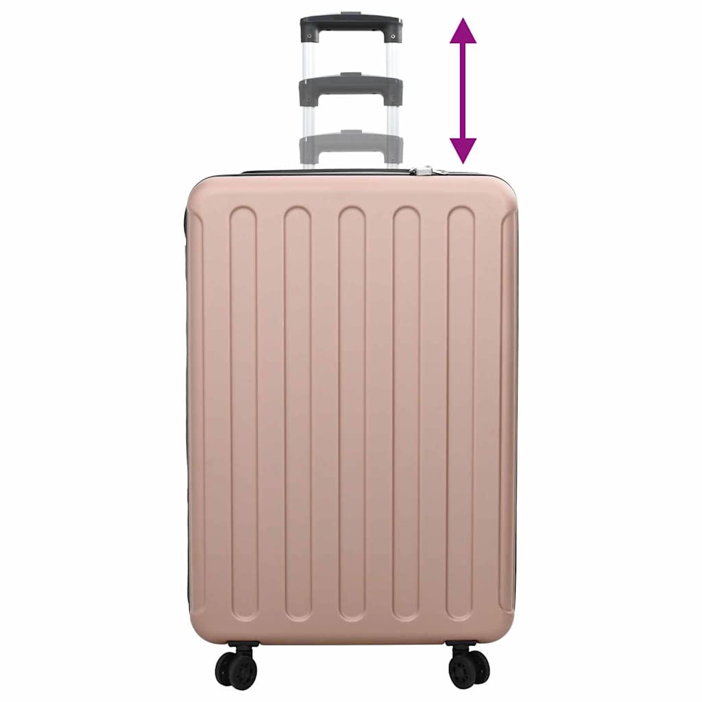 vidaXL Suitcase Folding Rose gold 50 x 30 x 76 cm ABS Plastic