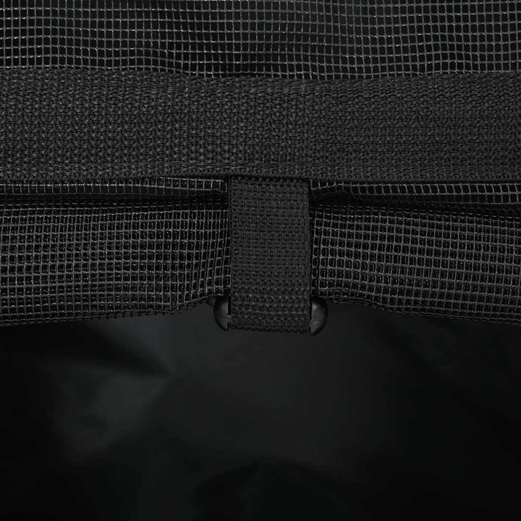 vidaXL Pet Trolley 3-in-1 Design Black 48x32x(57-106) cm Oxford Fabric