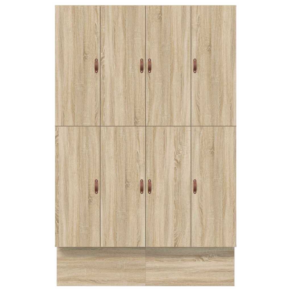 Storage Bed Frame with Drawer Sonoma Oak 140 cm Engineered Wood