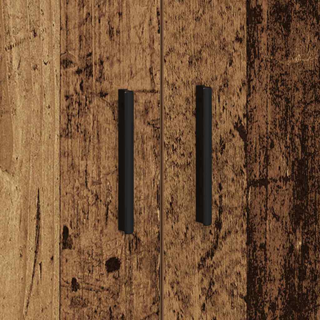 Storage Cabinet 2 pcs Old Wood 118 x 41 x 40 cm Engineered Wood
