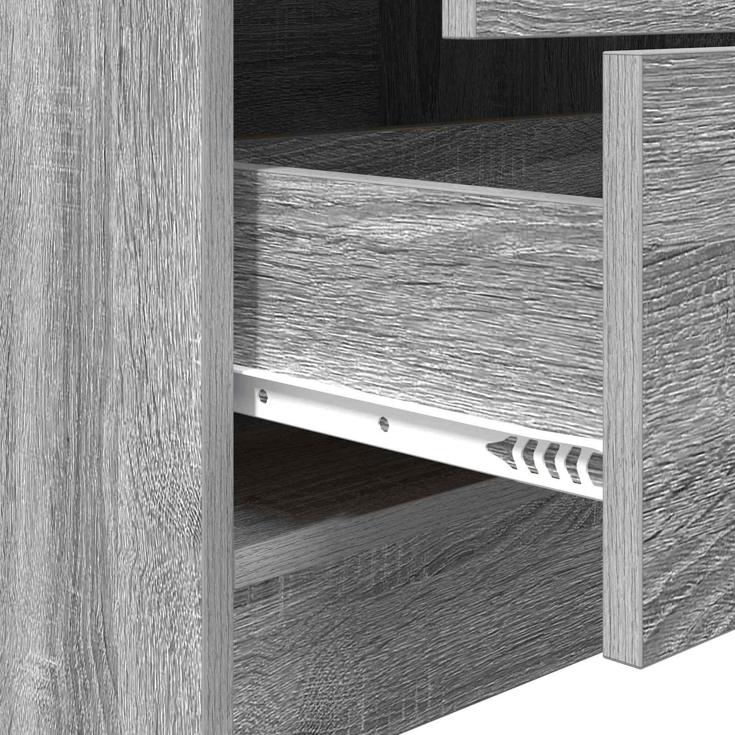 Desk Grey Sonoma 125.5 x 40 x 127 cm 2 pcs