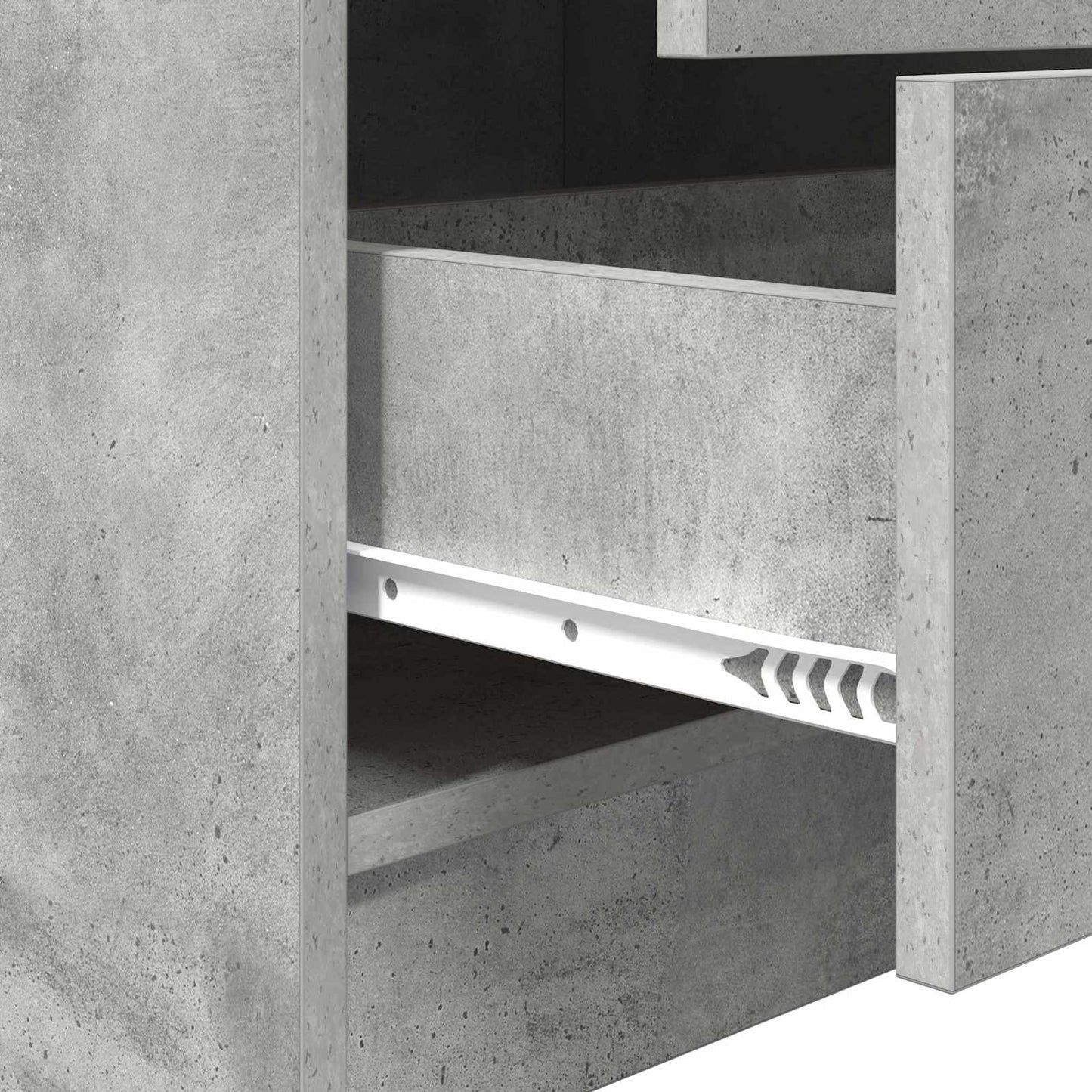 Desk Concrete Grey 125.5 x 50 x 127 cm 2 pcs