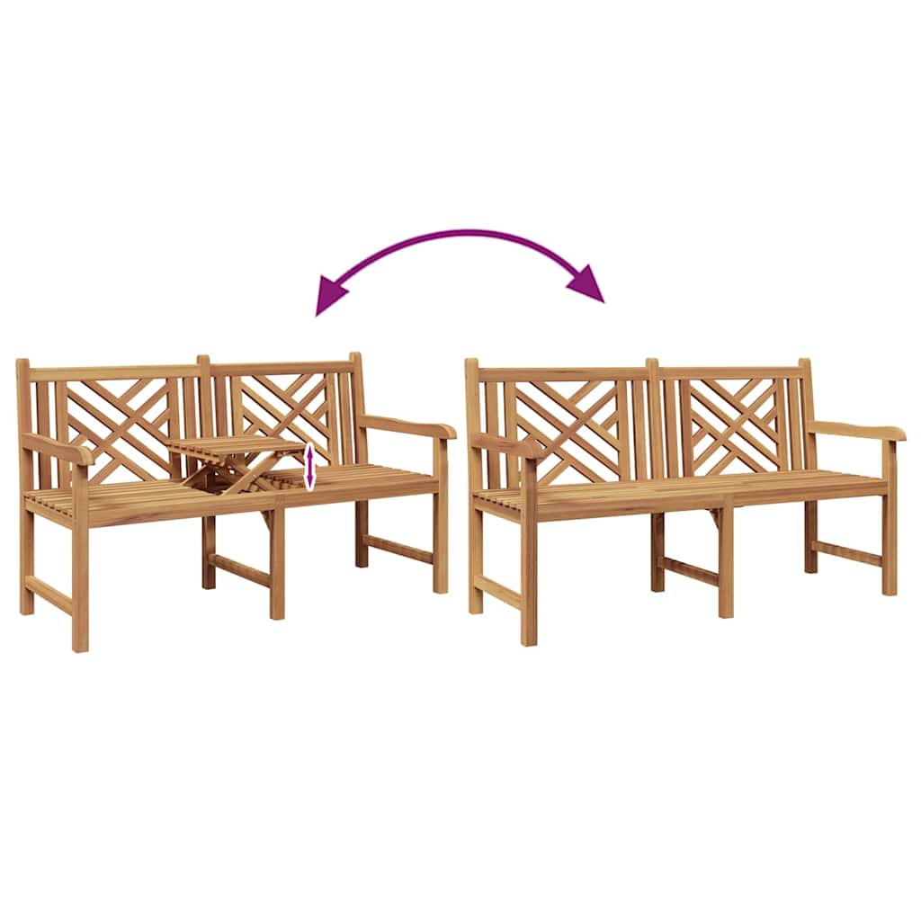 Garden Bench 150 x 60 x 90 cm Solid Teak Wood