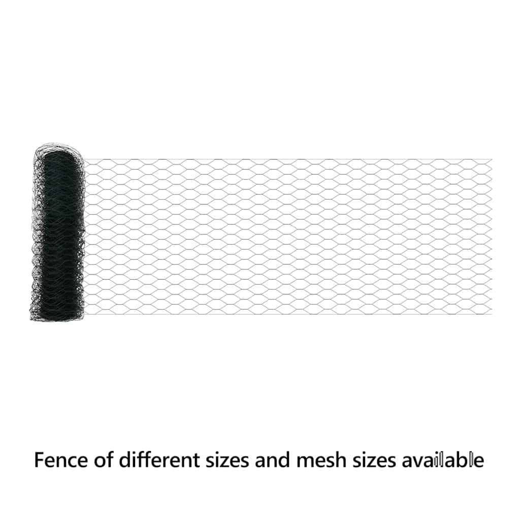 Hexagon Fence Green 0.6 x 25 m PVC
