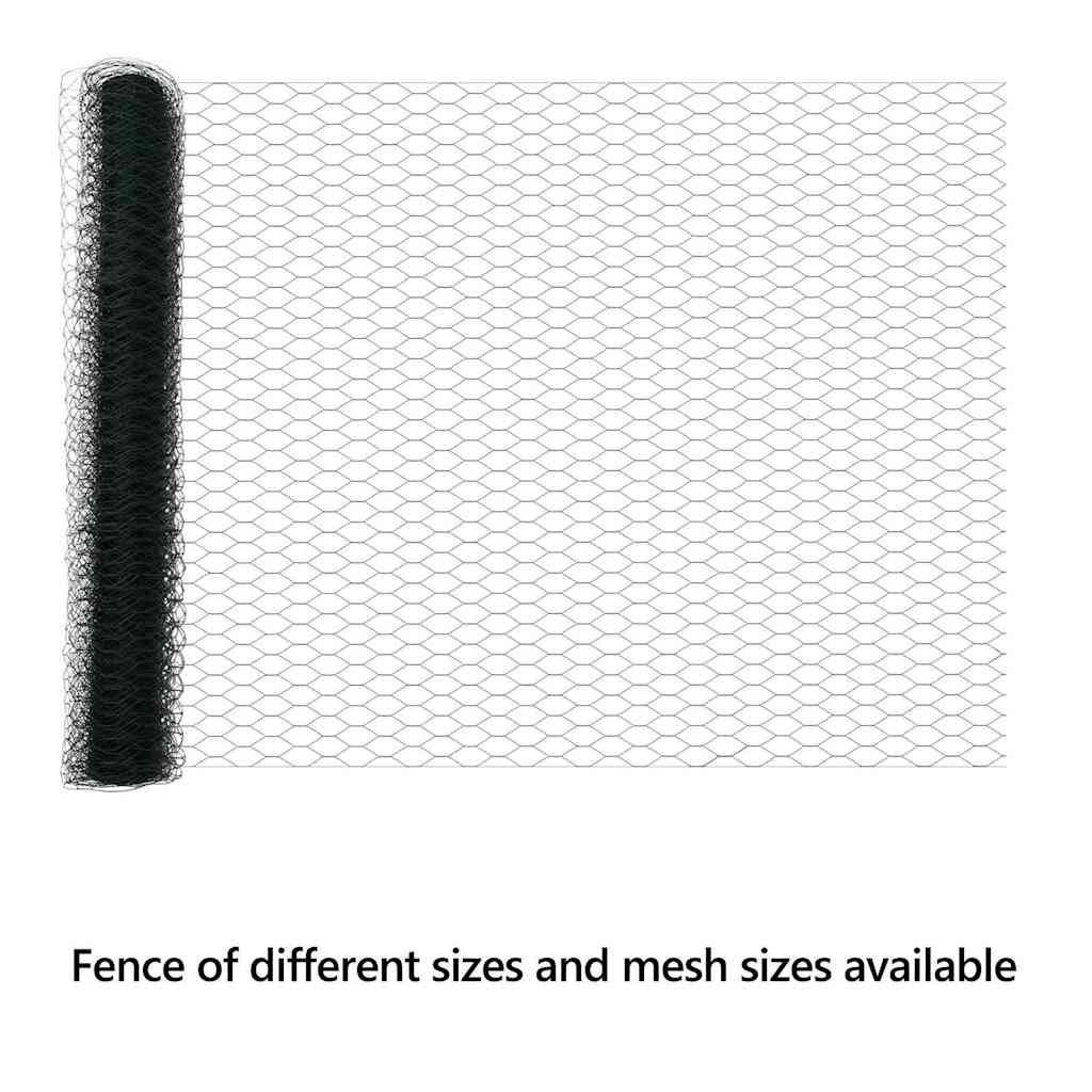Hexagon Fence Green 1.4 x 25 m PVC