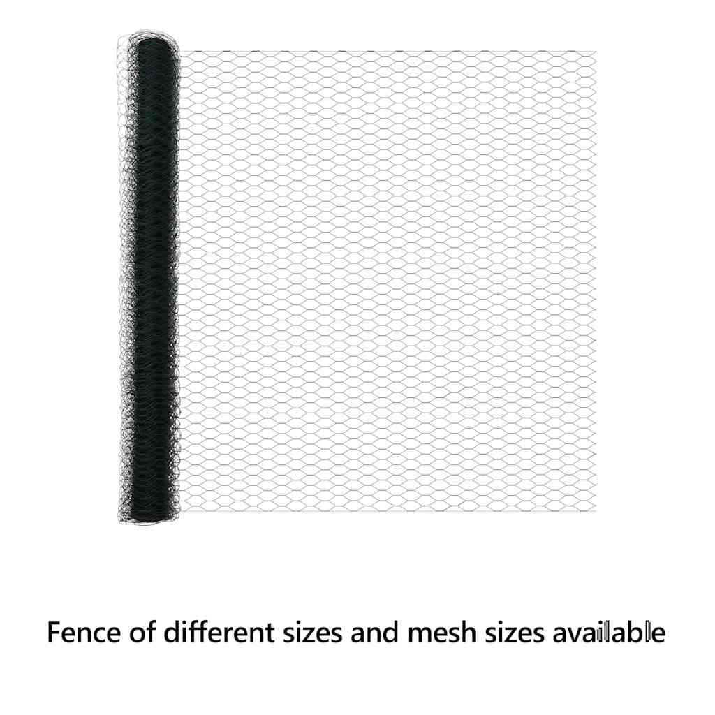 Hexagon Fence Green 1.6 x 25 m PVC