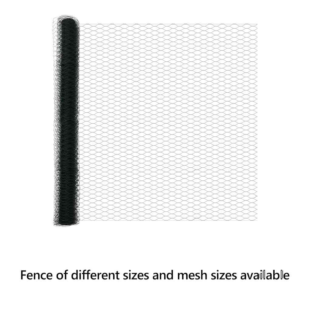 Hexagon Fence Green 1.6 x 25 m PVC