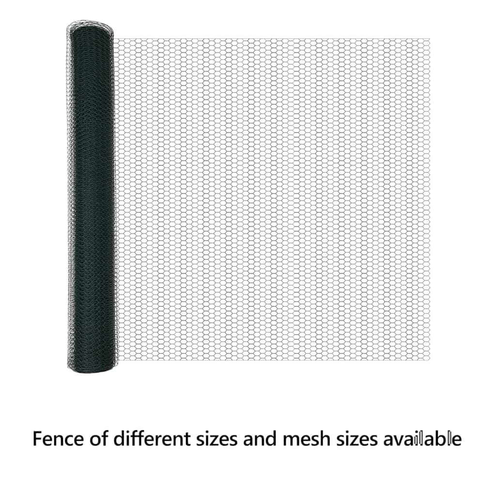 Hexagon Fence Green 1 x 50 m PVC