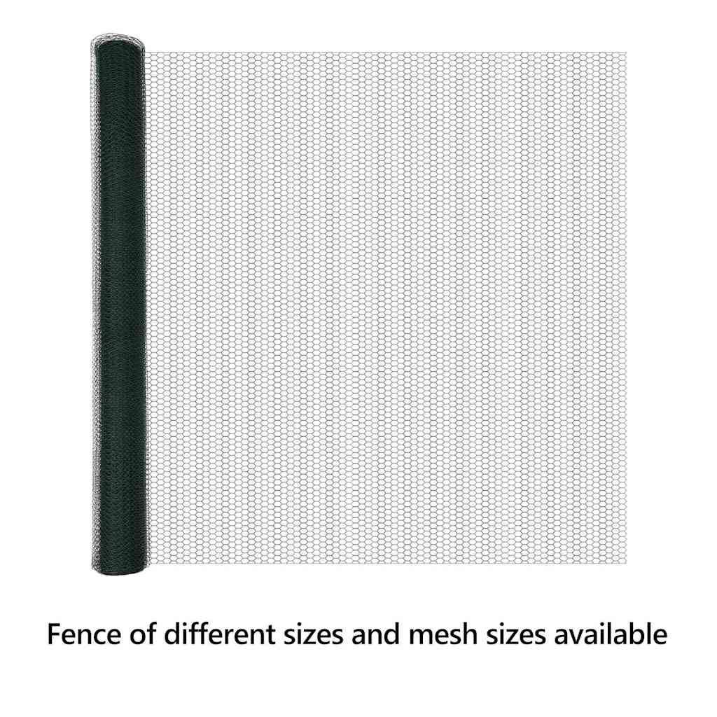 Hexagon Fence Green 1.5 x 50 m PVC