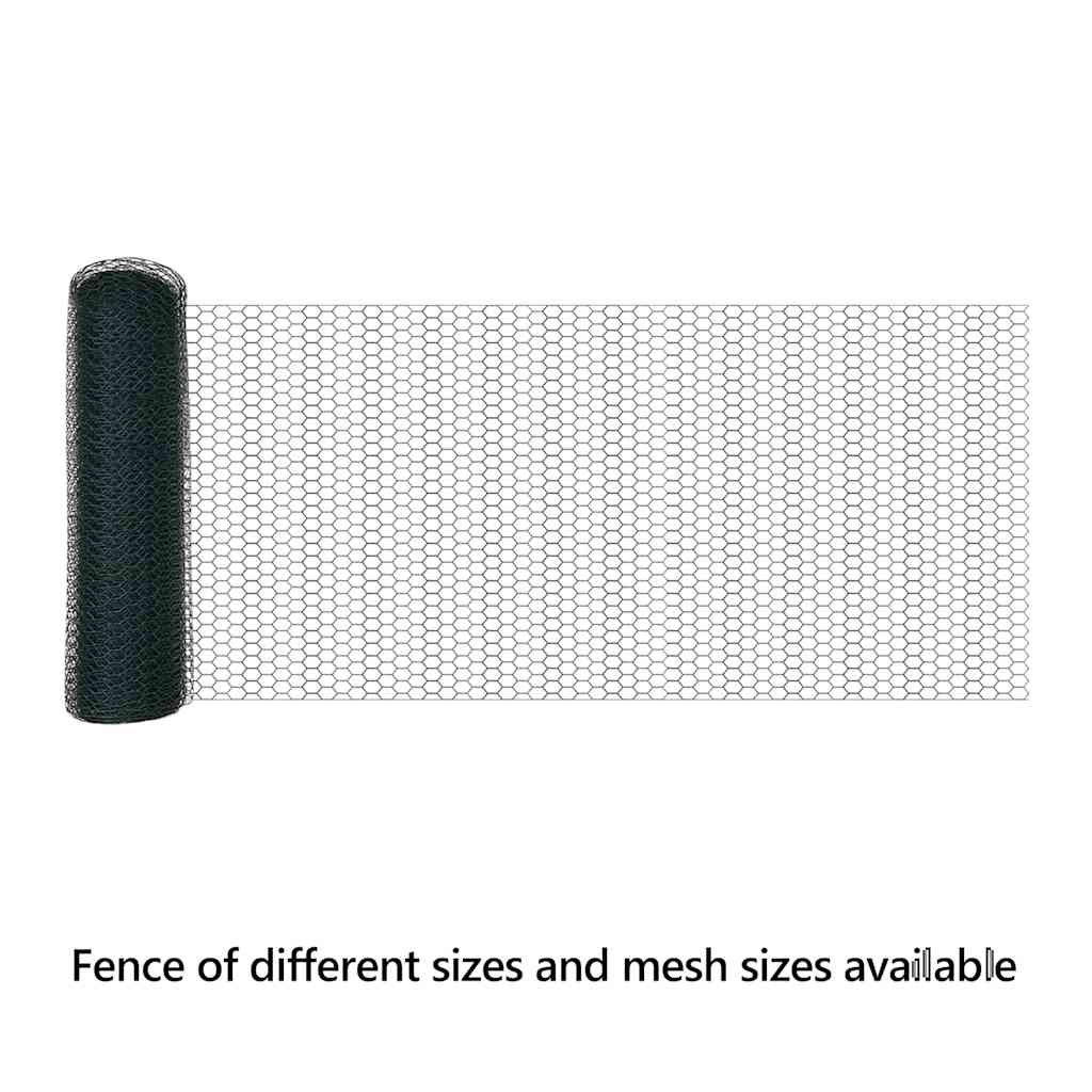 Hexagon Fence Green 0.5 x 100 m PVC