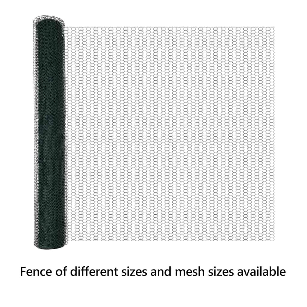 Hexagon Fence Green 1 x 100 m PVC