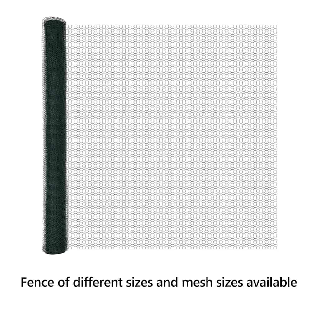 Hexagon Fence Green 1.5 x 100 m PVC