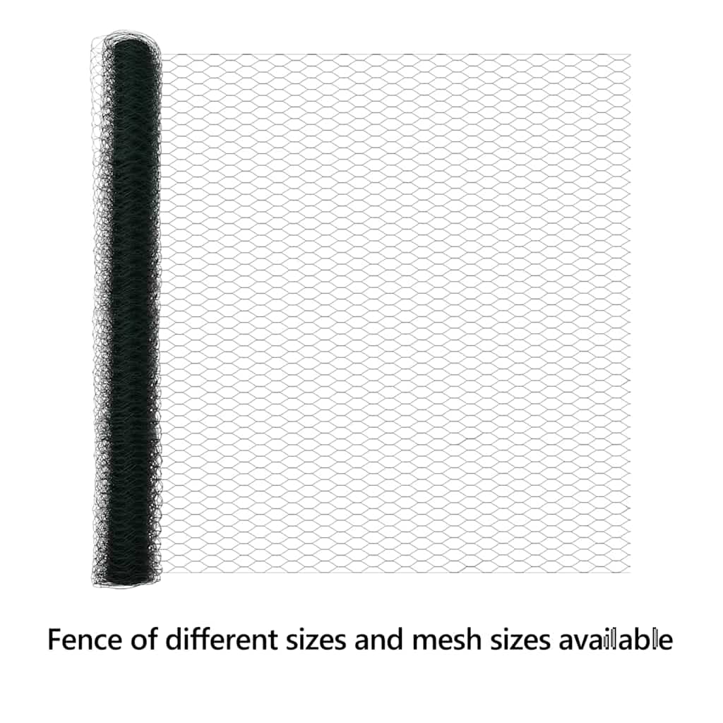 Hexagon Fence Green 1.5 x 100 m PVC