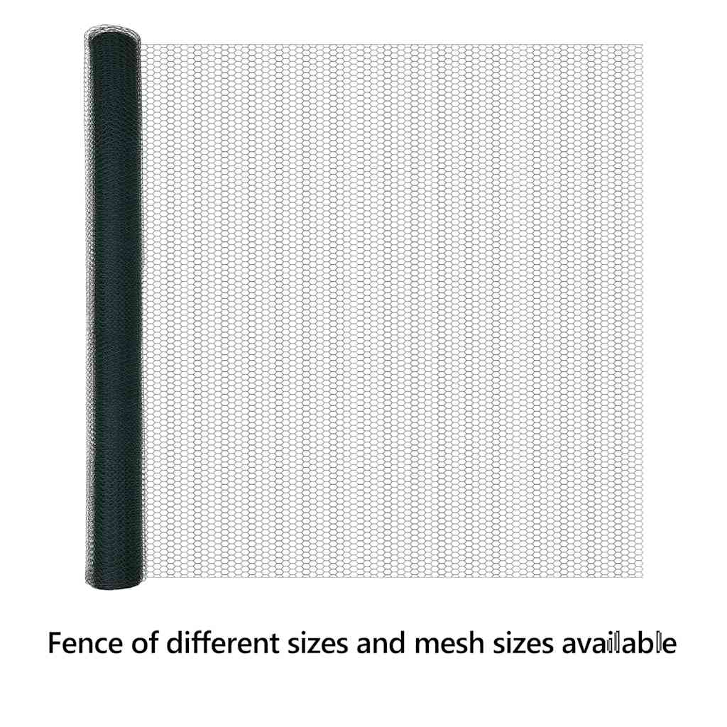 Hexagon Fence Green 1.6 x 100 m PVC