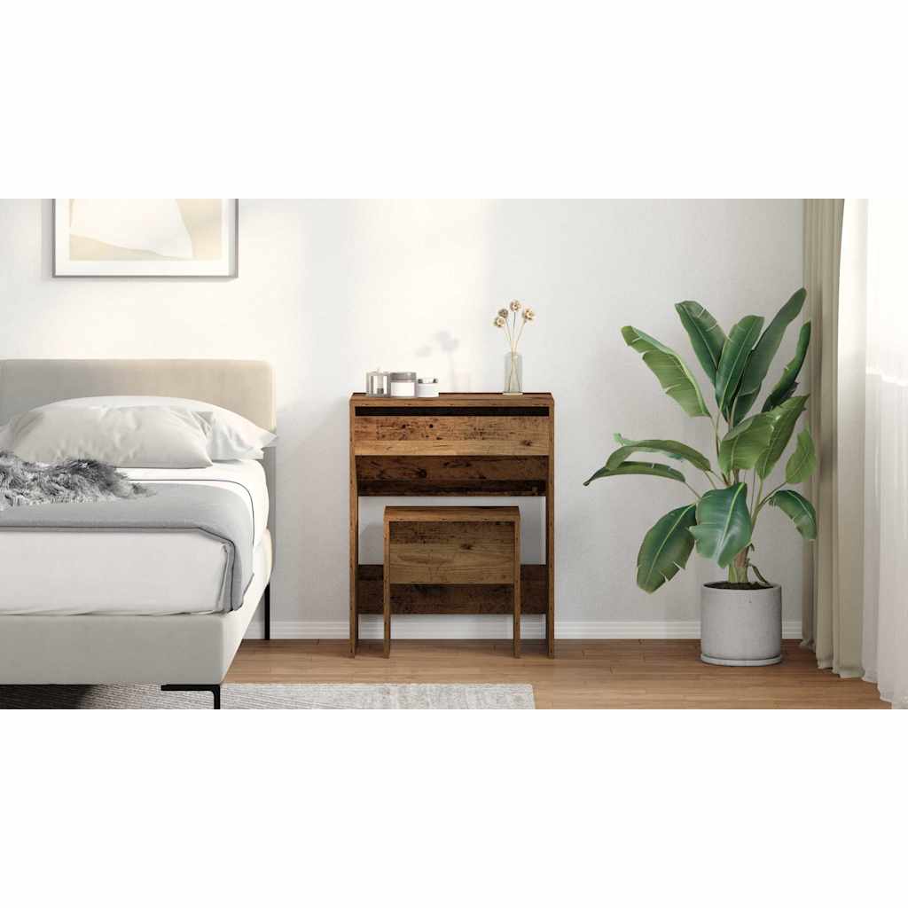 Dressing Table Old Wood 60 x 40 x 75 cm Engineered wood