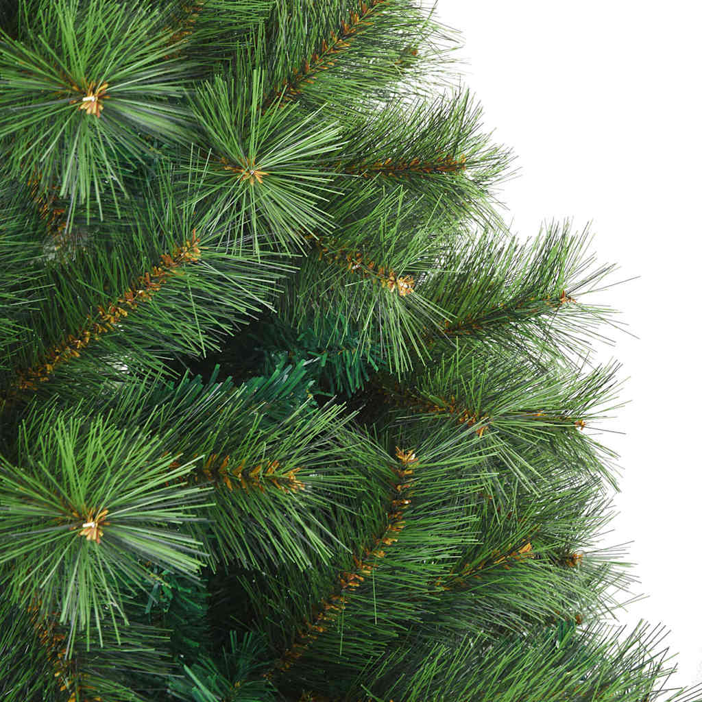 Artificial Christmas Tree with 300 LEDs Green 240 cm PE and PVC