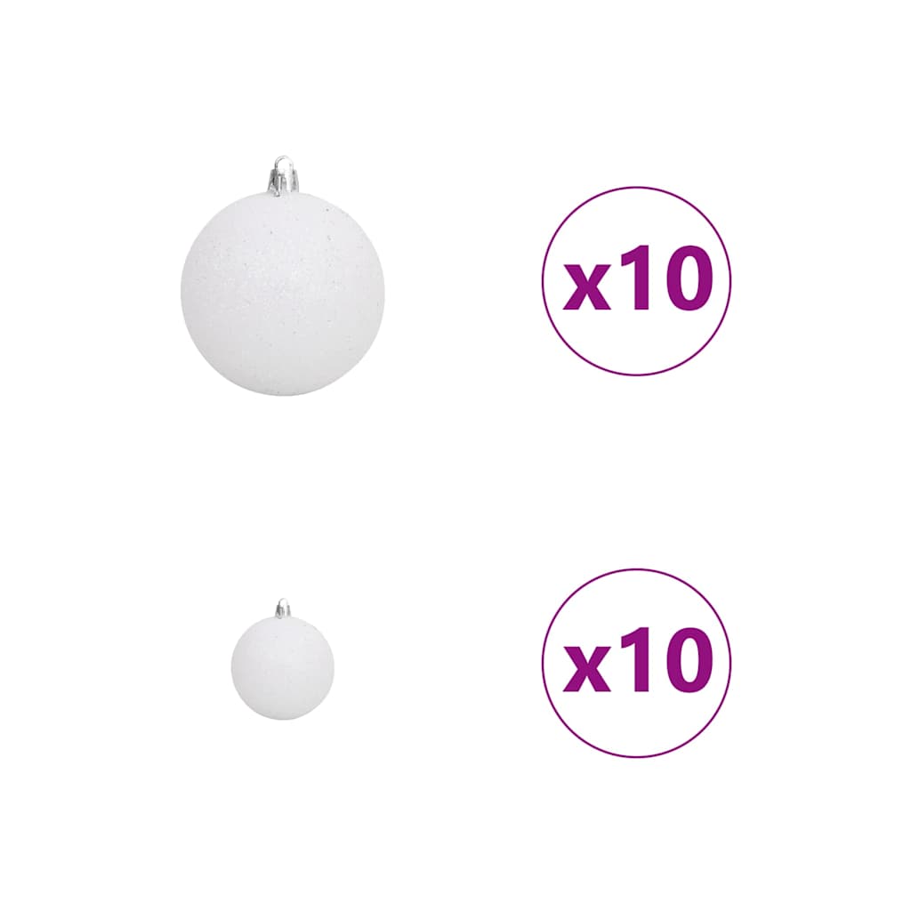 Artificial Christmas Tree with 300 LEDs Green 180 cm PE and PVC