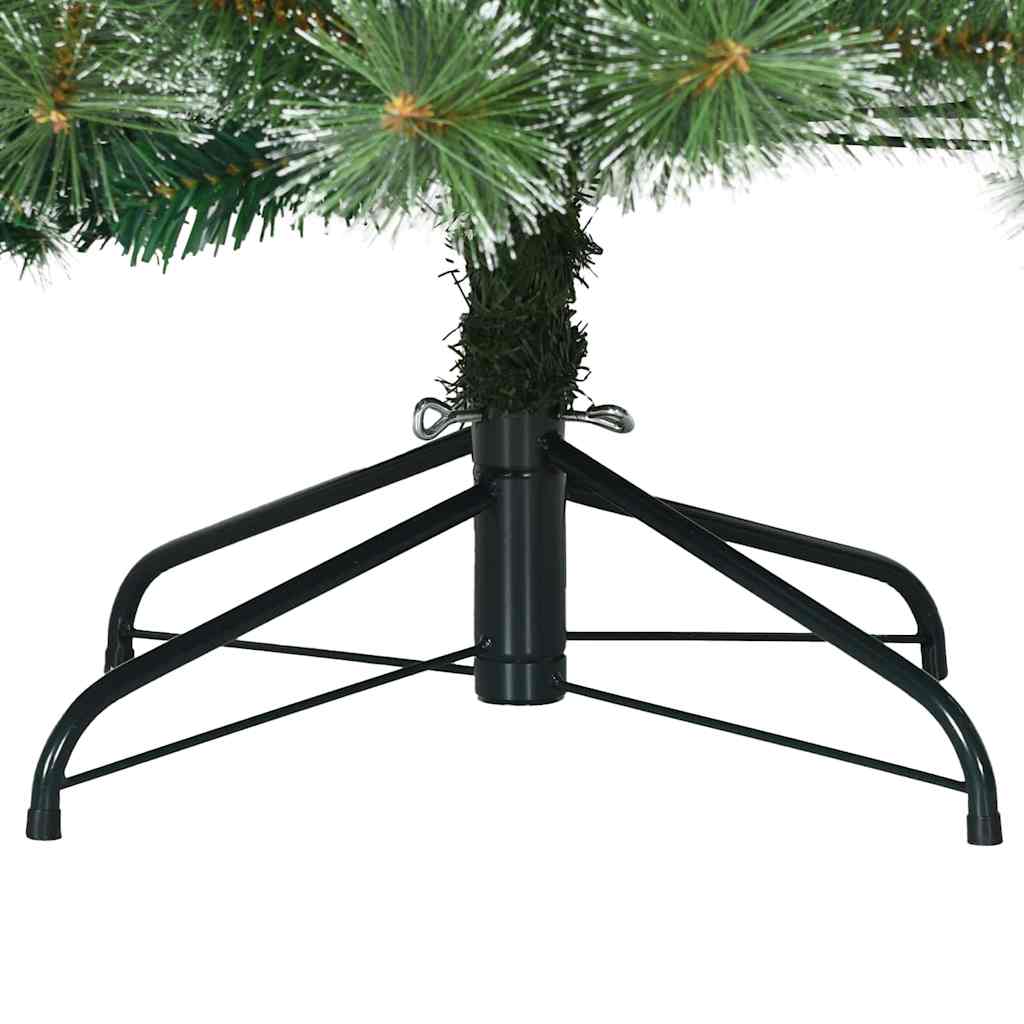 Artificial Christmas Tree with 300 LEDs Green 210 cm PE and PVC