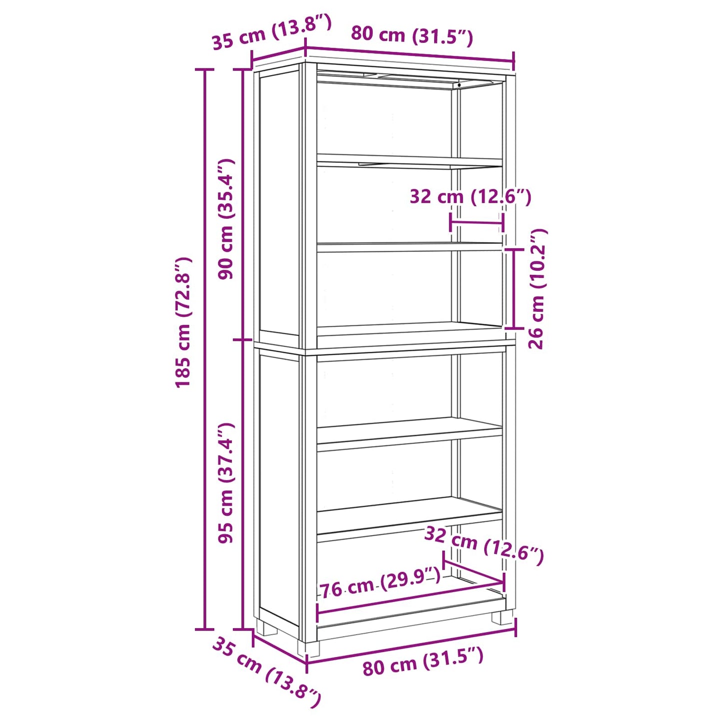 Storage Furniture Set with Storage Brown Engineered wood