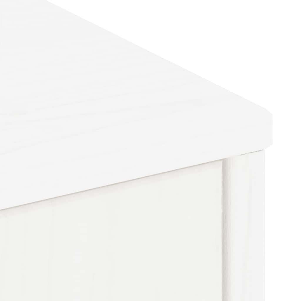 Side Cabinets 5 pcs "ODDA" White 40x24x79 cm Solid Wood Pine