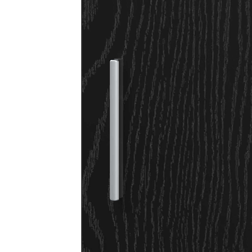 Highboard Black Oak 30 x 42.5 x 185 cm