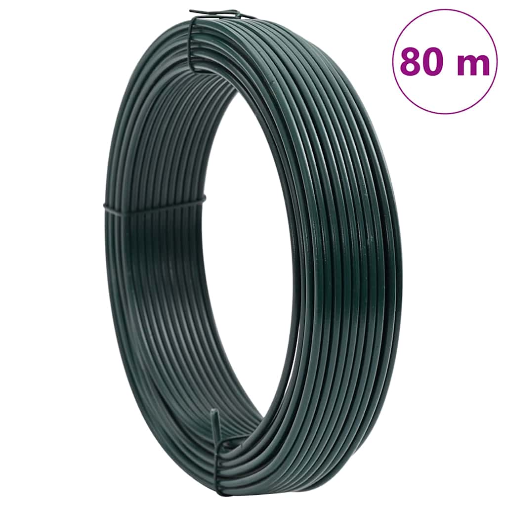 Fence Binding Wire Green 80 m PVC