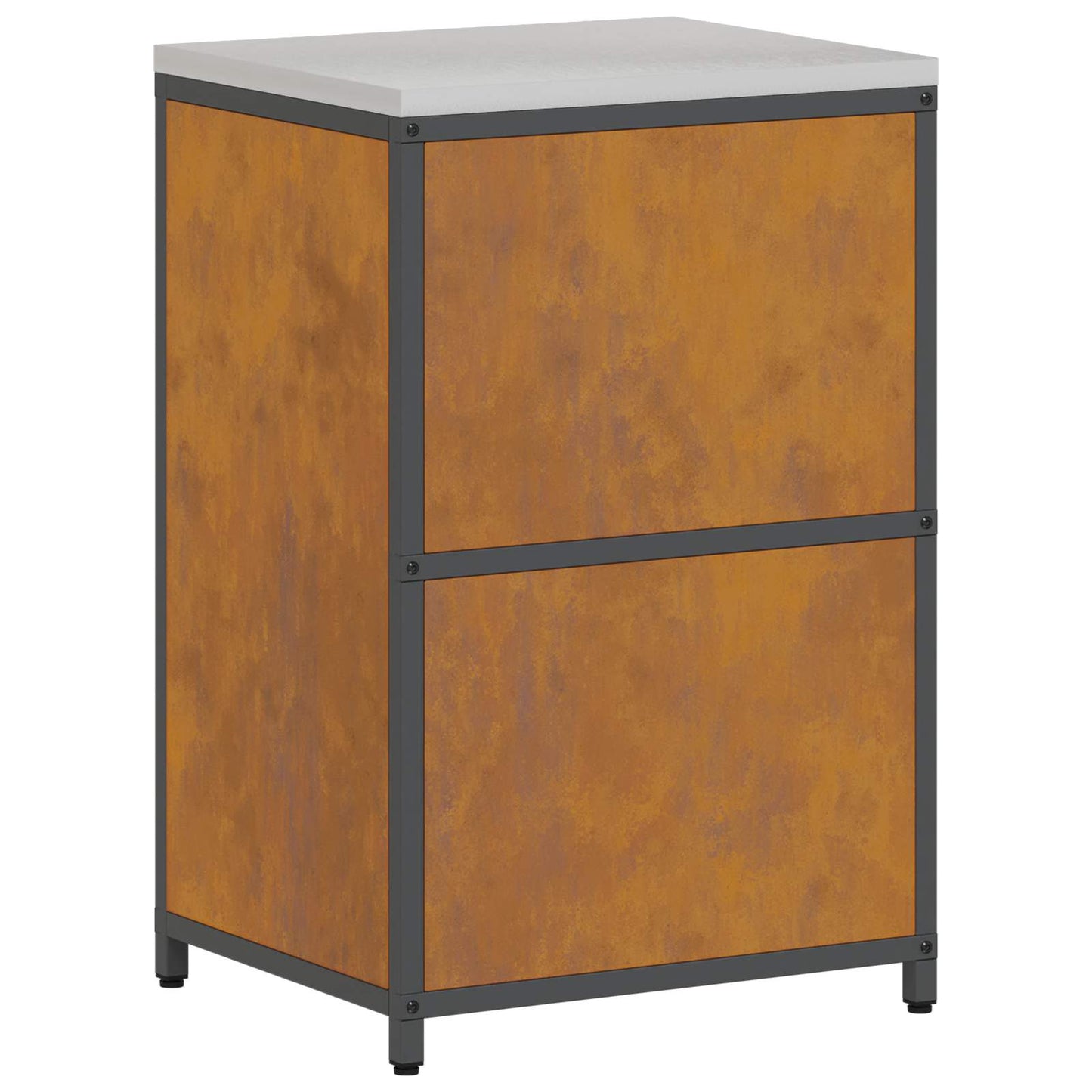 Kitchen Storage HATTEM Rusty 60 x 50 x 92 cm Steel