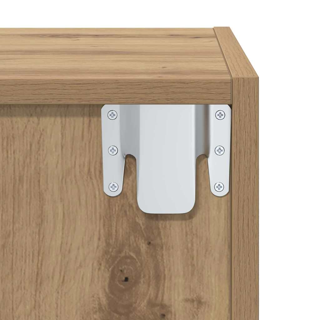 TV Cabinet Set Artisan Oak 37 x 37 x 72 cm Engineered Wood